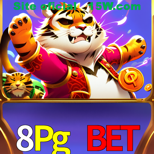 Imagem promocional da 8Pg Bet mostrando a plataforma e suas vantagens